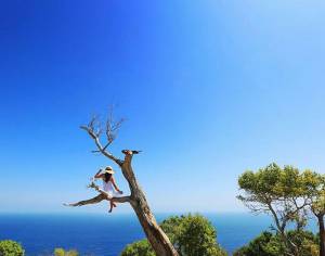 Kelingking Beach love tree