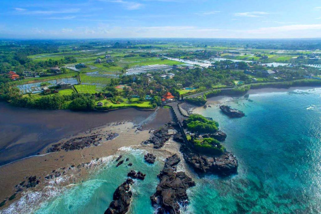 Discovering the Serene Paradise of Mengening Beach in Bali 3 mengening beach aerial view