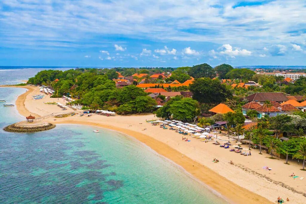 Savor Our Finest Cuisine: Top 6 Restaurants in Sanur You Must Try 1 sanur beach aerial view v1